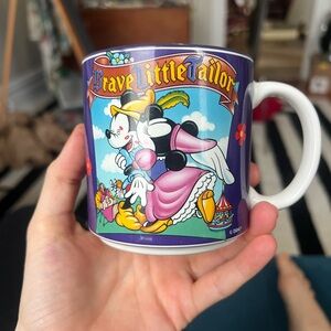 1990s vintage Disney Collectible “Brave Little Tailor” Ceramic Mug